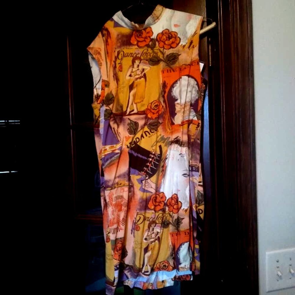 Jams World vintage Hawaiian dance print dress . Medium (size 11)